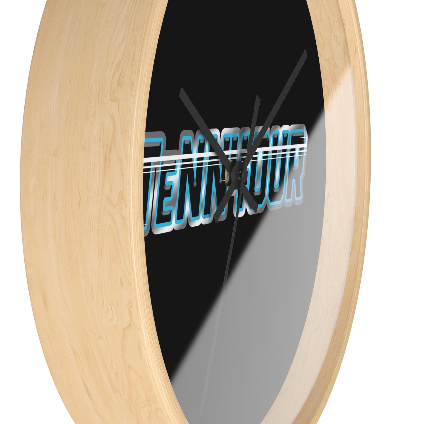 TeNN4OUR Logo Wall Clock - Stylish Home Decor
