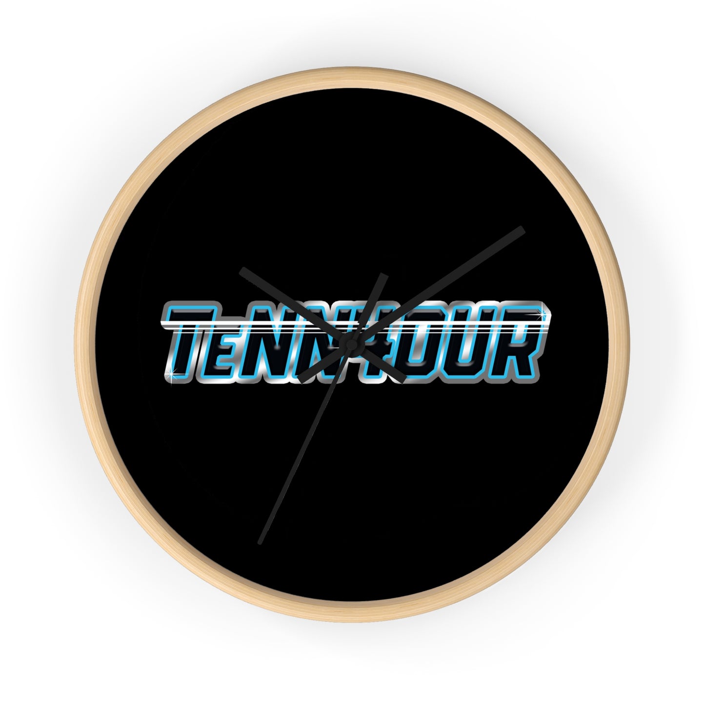 TeNN4OUR Logo Wall Clock - Stylish Home Decor