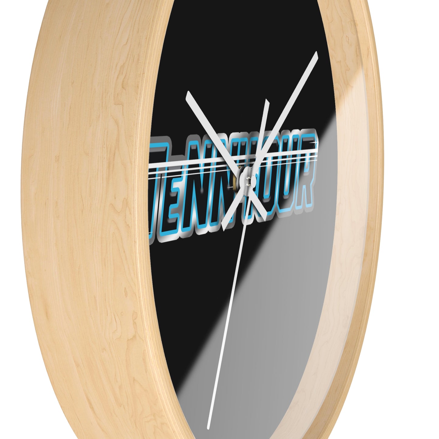 TeNN4OUR Logo Wall Clock - Stylish Home Decor