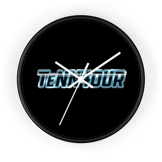 TeNN4OUR Logo Wall Clock - Stylish Home Decor
